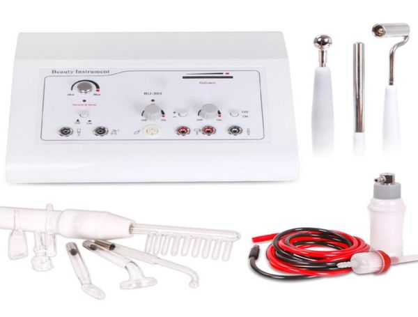 

multifunction 4in1 beauty hf galvanic vacuum spray warrantybeauty equipment massager machine7948815, Black;white
