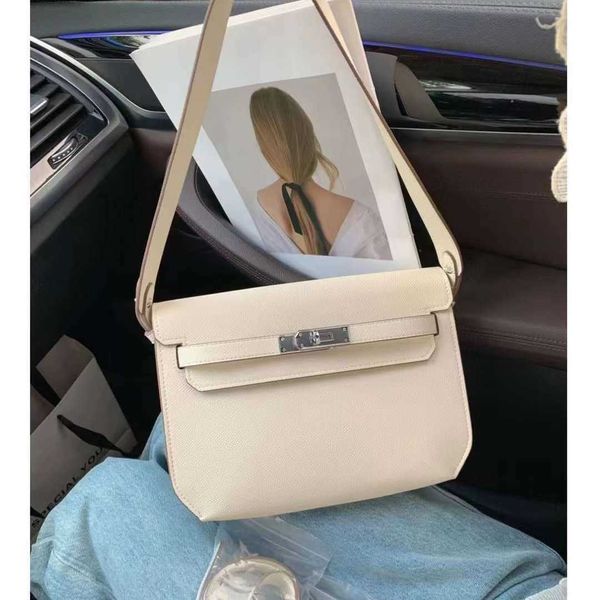 

designer bags genuine leather kelys bag women's advanced versatile underarm commuter messenger large capacity one shoulder crossbody wo
