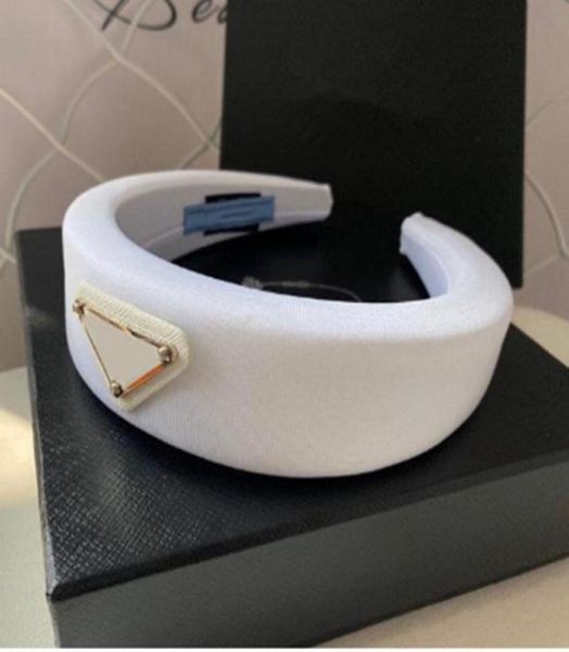 

eu us fashion street daily wear women headbands pink white black with stamp p luxury headband hair accessories hair band82742439336168, Silver