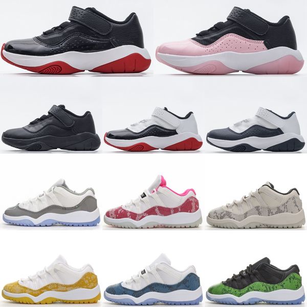 

kids shoes 11s basketball designer toddler 11 sneakers baby boys girls children runner trainers kid youth shoe triple black white concord-br