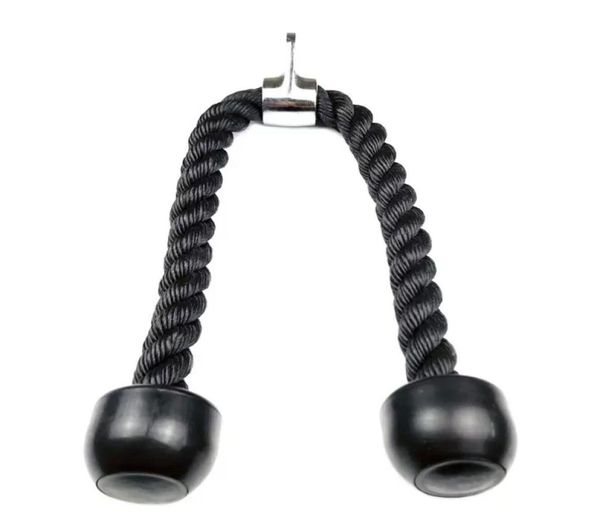 

tricep ropes resistance bands abdominal crunches cable pull down lateral biceps muscle training fitness body building gym pull rop7981308