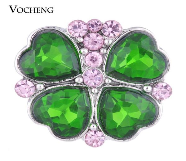 

vocheng noosa 18mm 3 colors rhinestone ginger snap filled heart vn10152048177