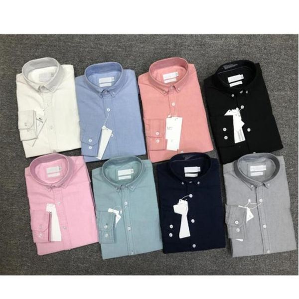 

new spring and autumn men's business fashion classic t-shirt men's oxford fabric embroidery men's casu206m, White;black