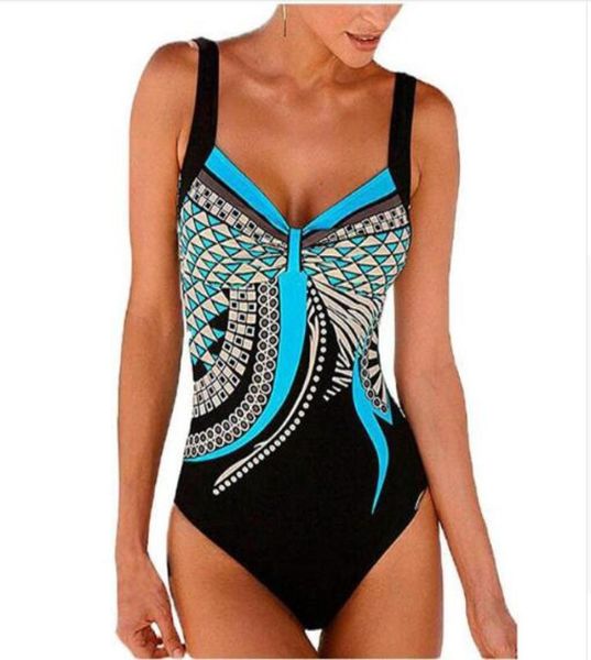 

swimwear women 2019 one piece swimsuit push up vintage retro bathing suits swimming suit for beach wear plus size swimwear s2xl9135419