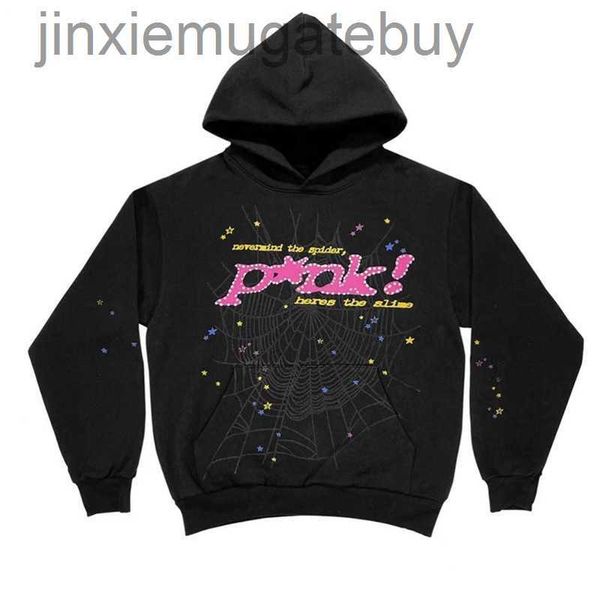 

sp5der young thug hoodies 555 spider hoodie men women hoodies designer embroidered spider 555 sweatshirt graphic 555555 sweatshirts pullover, Black
