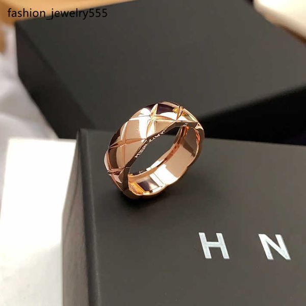 

band rings designer band ring luxury rings for men women titanium steel engraved letter pattern lovers jewelry suitable for many application, Silver
