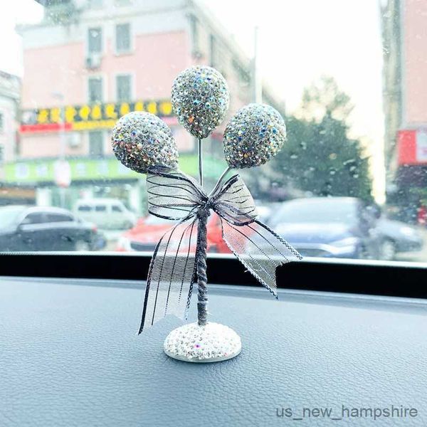 

interior decorations cute creative personality diamond confession balloon center console with diamonds car interior decoration ornaments r23