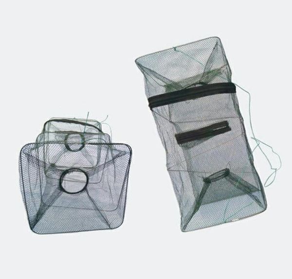 

fishing collapsible trap cast keep net cage crab fish shrimp lobster crawfish fishing net2153652
