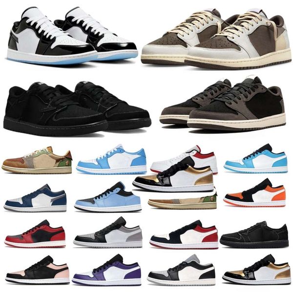 

mens trainers jumpman 1 low og basketball outdoor shoes men women jo 1s black phantom dark reverse mocha chicago lost found starfish patent