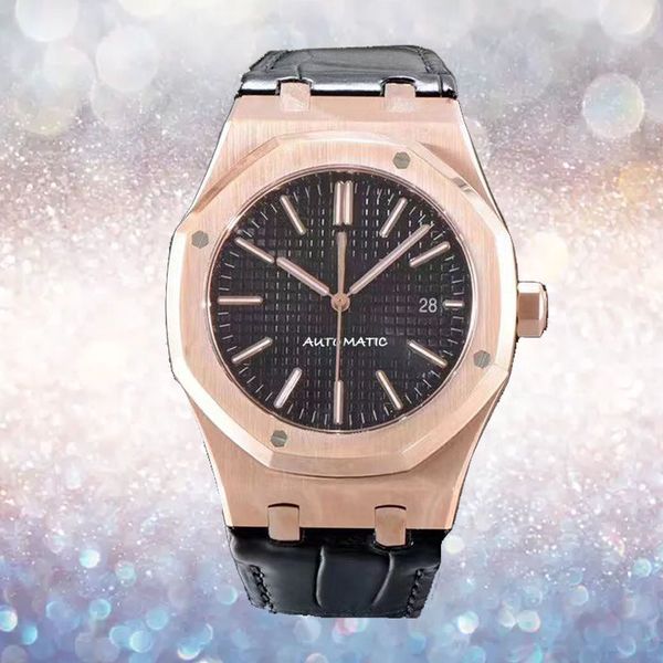 

men's watch designer luxury automatic sports watch rose gold size 42mm stainless steel strap waterproof sapphire waterproof orologio wa, Slivery;brown