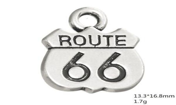 

2021 diy route 66 road sign charms jewelry for making other customized jewelry3520107, Bronze;silver
