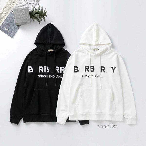 

american fashion designer men's hoodie hoodie basic clothing pullover sweatshirt men's loose long-sleeved hoodie hoodie cotton let, Black
