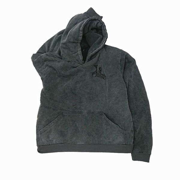 

high street raf simons a / w 2002-2003 printed sweater used heavy washing, Black