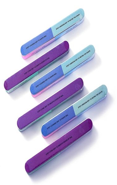 

acrylic nails buffers blocks neon sponge nail file pedicure manicure tips nail polish 7 side sand shine kit4582712