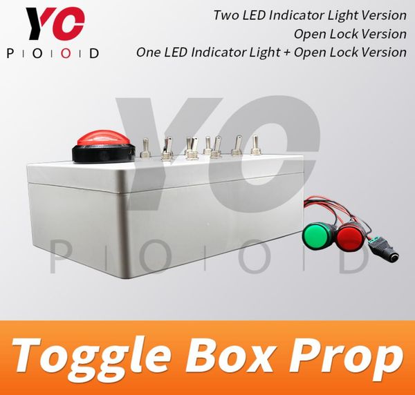 

yopood upgraded toggle box prop escape room turn all toggle switches in right position to unlock or turn on light takagism game4635479
