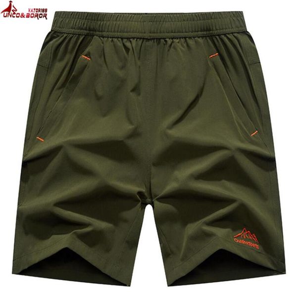 

uncoboror big size 6xl7xl8xl9xl casual shorts mens elastic waist brand clothing summer breathable quickdrying board shorts5940273, White;black