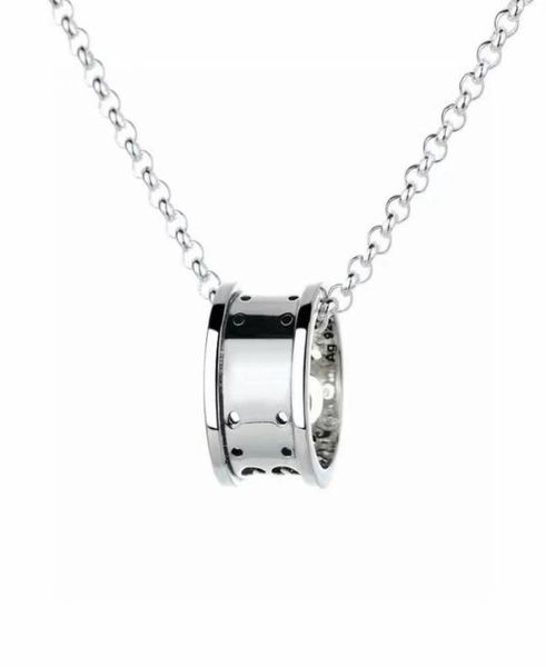 

zb005yx fashion letter three dimensional hollow pendant necklaces retro sterling silver for men and women small waist pendants nec8329312