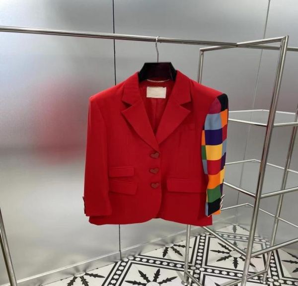 

milan runway jackets 2023 spring lapel neck long sleeve panelled women039s designer sweaters brand same style outerwear 0131102552257, Black;brown