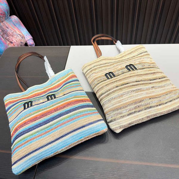 

woven bag totes shopping bags women raffias designer bag large handbags luxury tote bags beach crossbody purses girl messenger 230811
