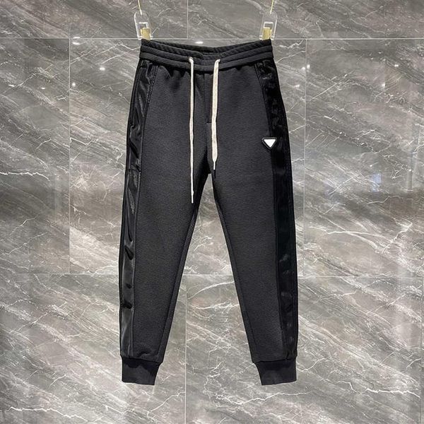 

21ss mens track pants casual style hoe sell men's camouflage joggers pantsss tracks pantss cargo pant trousers elastic waist 2632, Black
