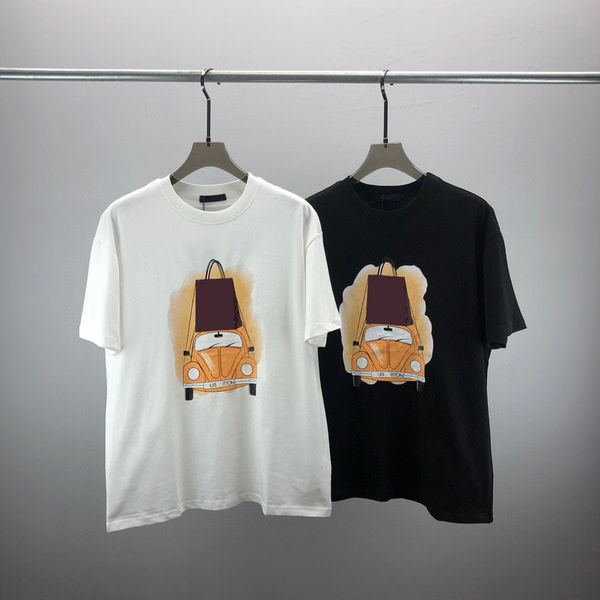 

men's plus tees & polos round neck embroidered and printed polar style summer wear with street pure cotton t-shirts 570, Black