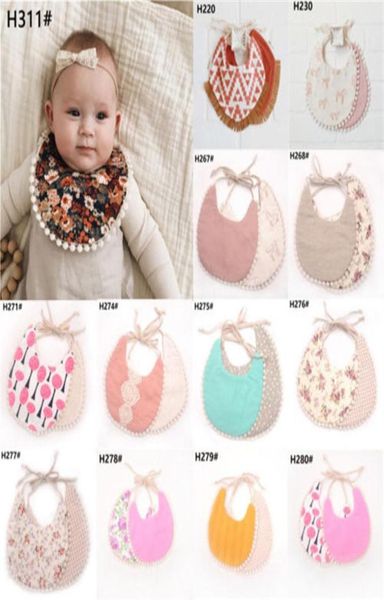 

baby girl boy cartoon towel kids toddler dinner feeding soft doubledeck bibs272b9308401