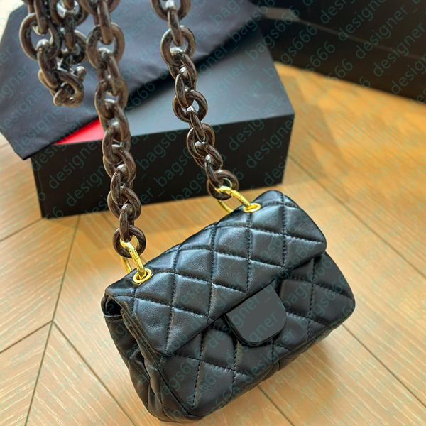

women bags designer bags vintage cc flap crossbody bag fashion shoulder bag coarse chain classic messenger bag cowhide mini clutch bag lady