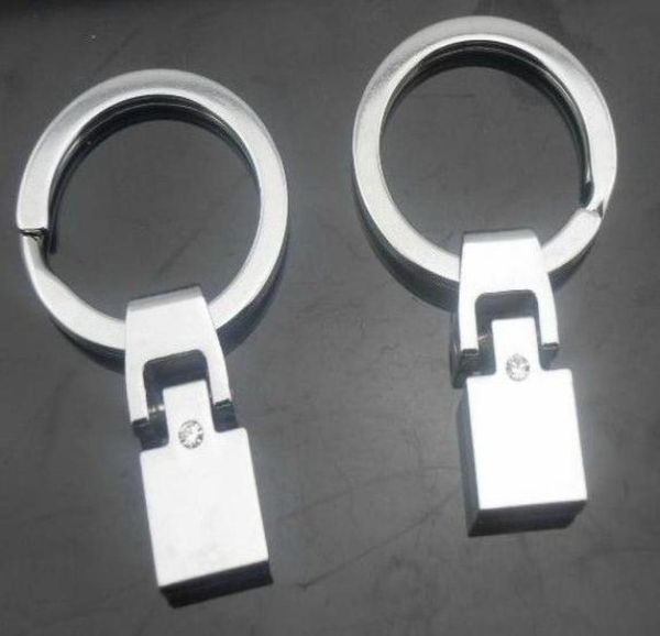 

whole 50pcslot 10mm keychain key rings clasp connector charm fit for 10mm leather belt fashion jewelrys4841598, Silver