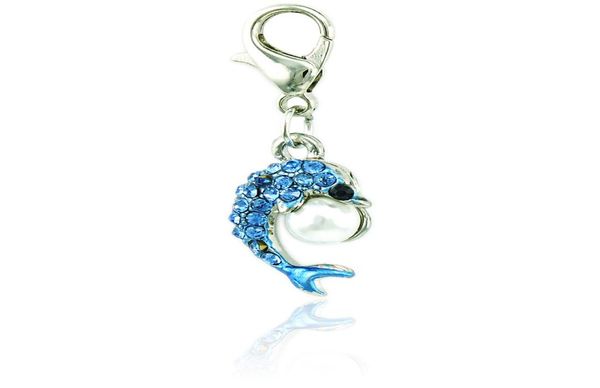 

fashion lobster clasp charms dangle 3 color rhinestone pearl dolphin animal charms diy pendants jewelry accessories6811895, Bronze;silver