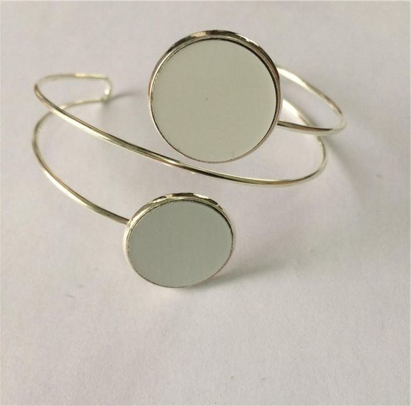 

blank bracelets for sublimation fashion bracelets jewelry for women thermal transfer printing consumable diy material whole7663024, Black