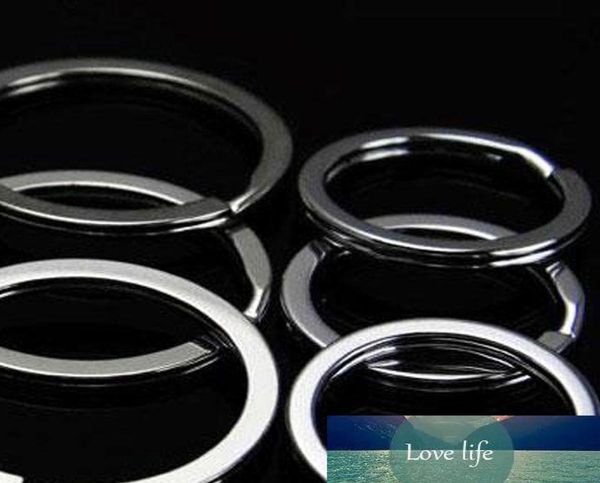 

whole diameter 20mm 25mm 28mm 30mm 32mm 35mm flat split stainless steel round key ringskey holder keyring fit keychains jewel6451030, Slivery;golden