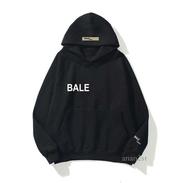 

men's hoodies designer sweatshirts loose fleece hooded for men and women high street casual oversized hoodies, Black