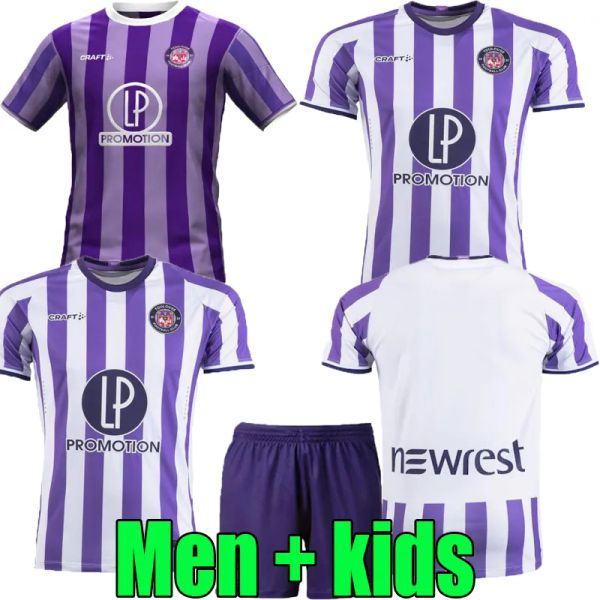 

23 24 soccer toulouse home away rafael ratao jerseys zakaria aboukhlal denis genreau issiaga sylla 9 rhys healey thijs 2023 2024 football sh, Black;yellow