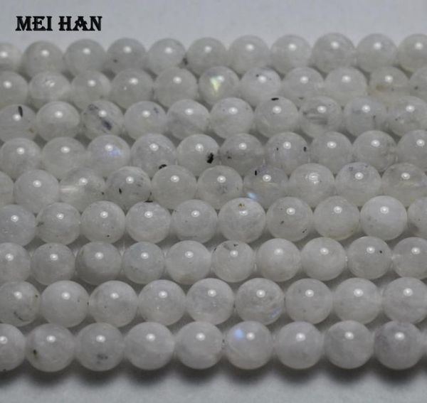 

meihan whole approx 48beadsset genuine a 8mm02 rainbow moonstone smooth round loose beads for jewelry diy making 2009306480292, Black