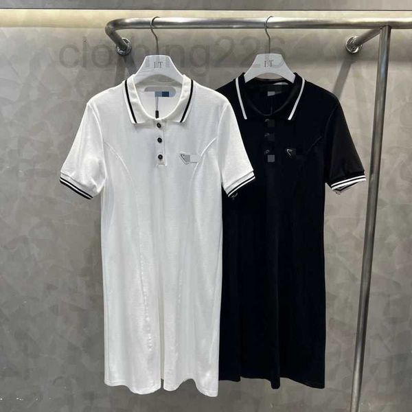 

basic & casual dresses designer 23ss summer new line dress polo shirt fashionable and h8si, Black;gray