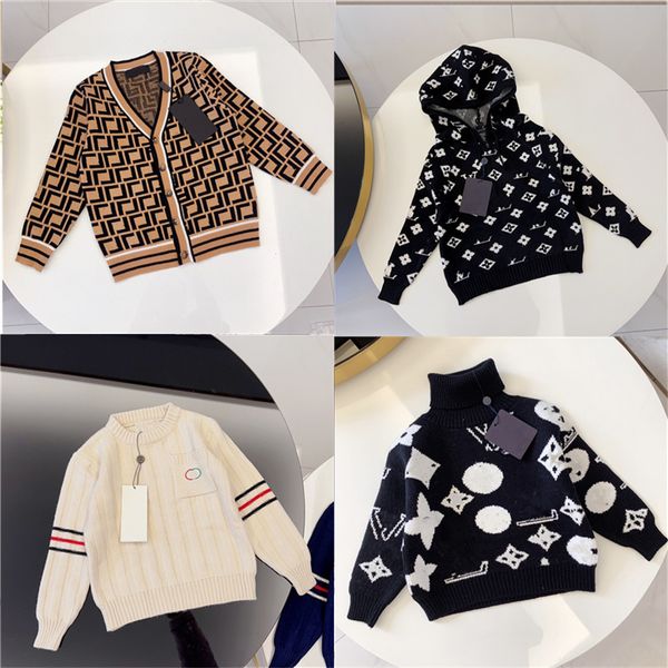 

kids designer hooded sweater brand high-quality sweater baby pullover autumn and winter sweatshirt children's keep warm letter printed, Blue