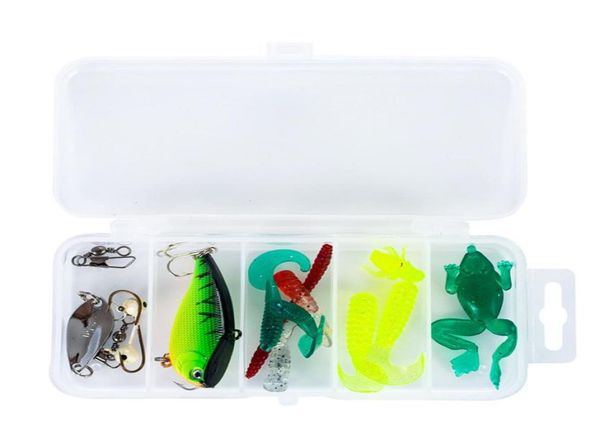 

15pcsset universal road asia baits suit common use freshwater and sea colorful lure bionic bait suits 100g9977668