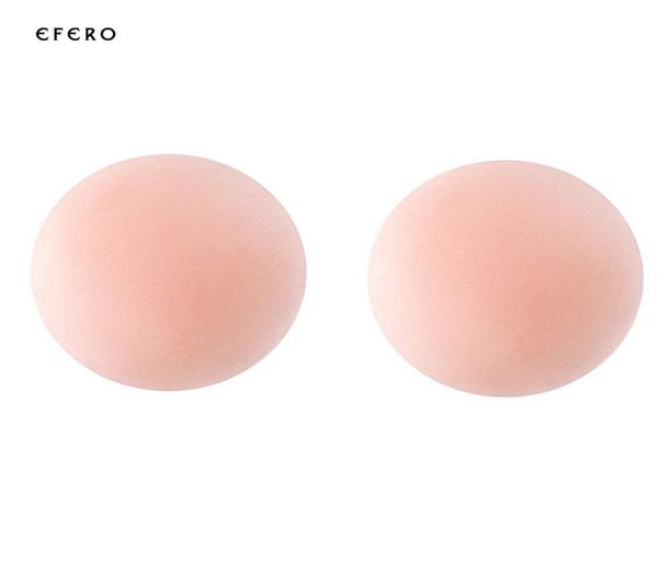 

1pair silicone nipple cover pad reusable self adhesive silicone bra breast nipple cover pasties pads invisible bra chest paste3626687, Black;white