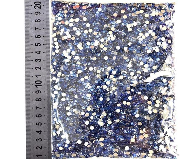 

nail art decorations 14400pcs in bulk package whole flatback lt sapphire non fix glitter rhinestones ss3ss20 for h10527695770, Silver;gold