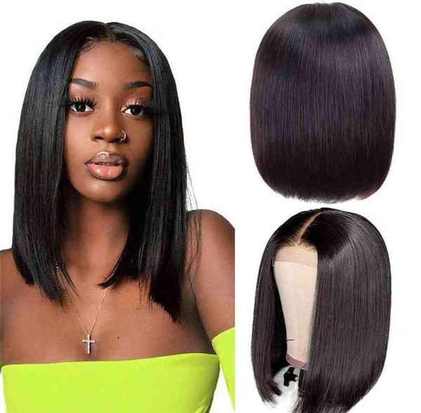 

vendor deals super double drawn bone straight 6 inch hd lace closure short real human hair brown raw brazilian hair bob wig24663479657, Golden;white