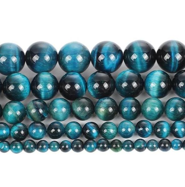 

other blue tiger eye bead natural stone charm round loose beads for jewelry making diy necklace bracelets earring 4681012 mm9652894