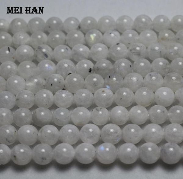 

meihan whole approx 48beadsset genuine a 8mm02 rainbow moonstone smooth round loose beads for jewelry diy making 2009302588236, Black