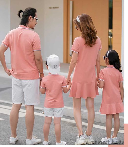 

family matching outfits mother daughter dresses family clothing summer father son t-shirts short pants men boy family matching outfits women, Blue