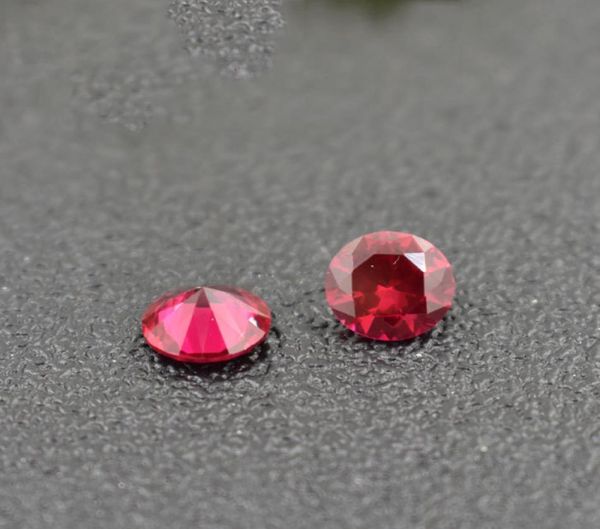 

1000pcslot synthetic ruby stone cubic zirconia birthstones round 2mm jaunary to december 12 colors loose diamond for jewelry maki6202522, Black