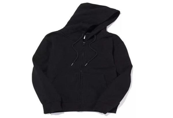 

fall 2021 casual women039s men039s hoodie loose japanese hiphop solid color hooded 7415658946810, Black