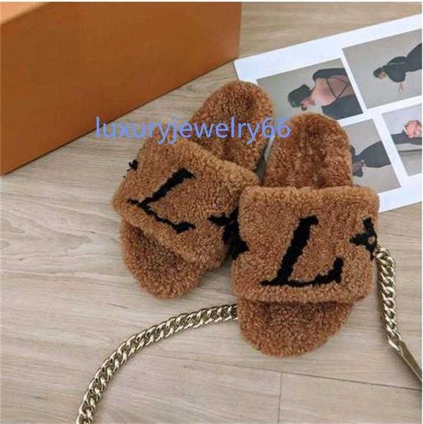 

sandals slippers designer shoes flip flops fashion anti-slip female slides h1115 women furry fluffy faux fur luxury brand warm indoor, Black