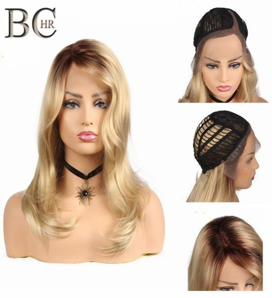 

synthetic lace wig 134 blonde lace front wigs for women natural wave synthetic wig heat resistant fiber hand tied lace wig8326529, Black