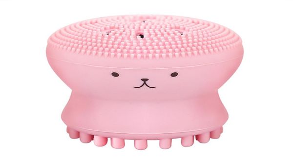 

soft silicon face brush facial brush soft facial scrubber pore cleaning brush baby shower sponge6306744