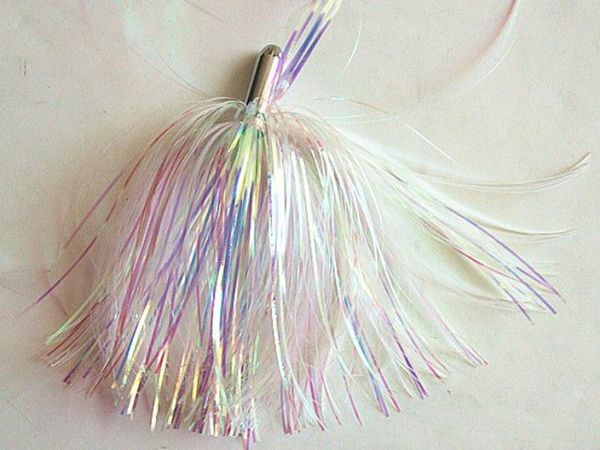 

23g fishing lure trolling bait fishing lure fishing tackle metal head synthetic glass fiber skirt9787863