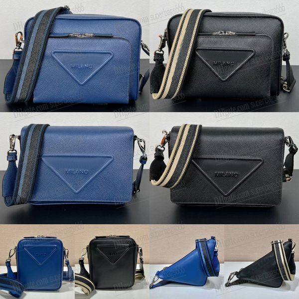 

saffiano triangle saffiano leather shoulder bag designers crossbody bags luxury handbags crosshatch texture designer wallet embroidered prad